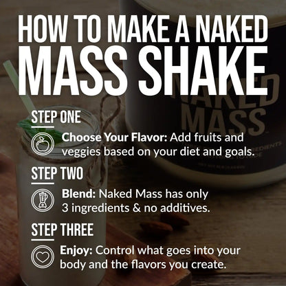 Mass Gainer Protein Supplement | Naked Mass - 8LB