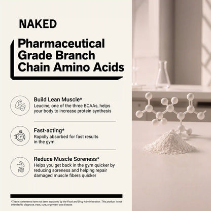Strawberry Lemonade Branched Chain Amino Acids | Naked BCAAs - 34 Servings