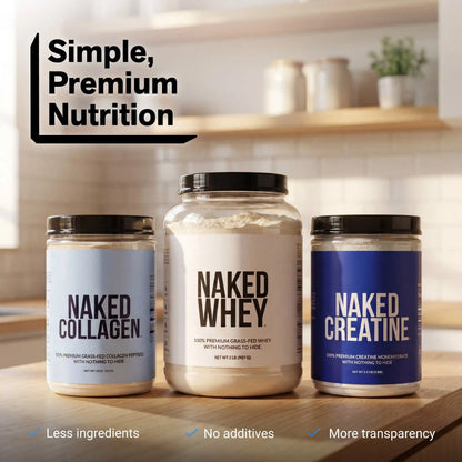 Vanilla Whey Protein Powder | Naked Vanilla Whey - 5LB